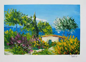 Olivier Zlatku - e.a: Vier handgesigneerde lithografieën: Landschappen I, II, Havens I, II kopen? Bied vanaf 20!