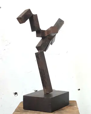 Rien Goené - Abstract Geometrisch Plastiek kopen? Bied vanaf 850!