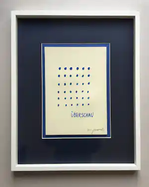 A.R. Penck - Uberschau - lithografie gesigneerd - ingelijst verkauft für € 175!