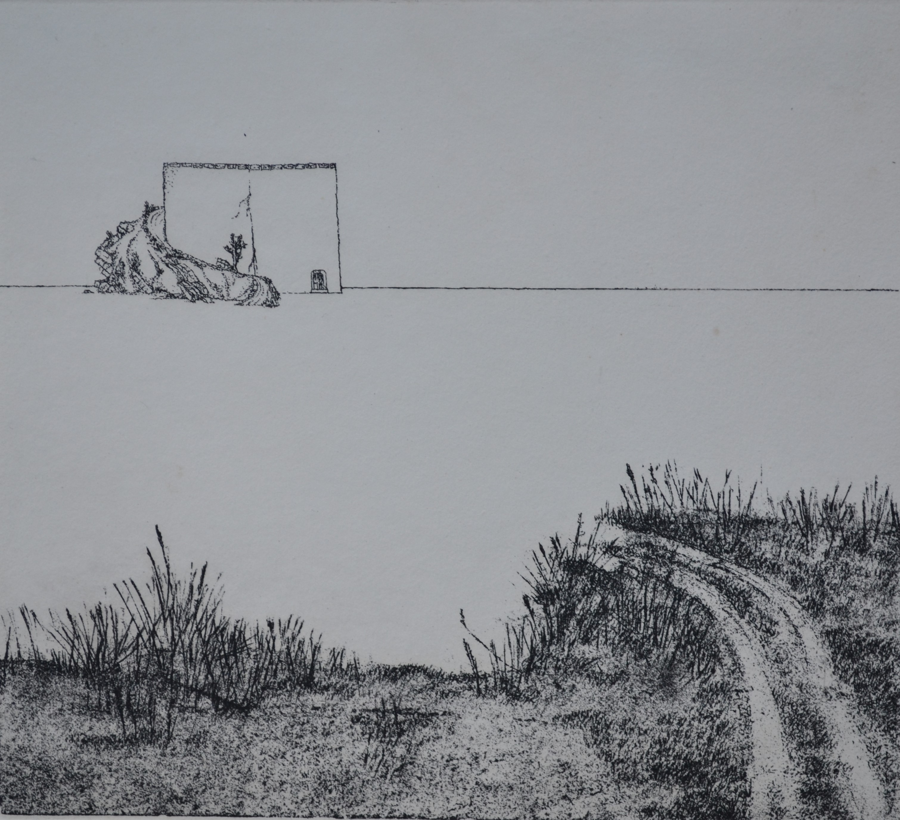 Menno van der Weerd - Ets - Landschap - 1969 - 2/10 - Gesigneerd kopen? Bied vanaf 1!