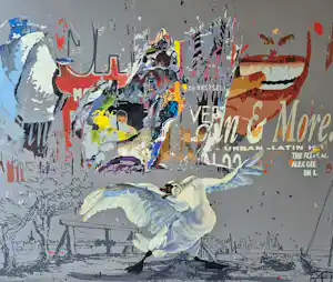 Alfred Degens - Acryl op doek - & More (2006), gesigneerd r.o. kaufen? Bieten Sie von 850!