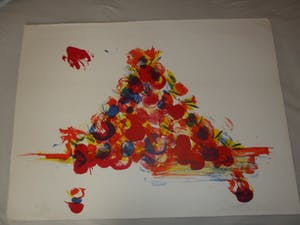 Ger Lataster - Mooie kleurenlitho. Zonder Titel kopen? Bied vanaf 40!