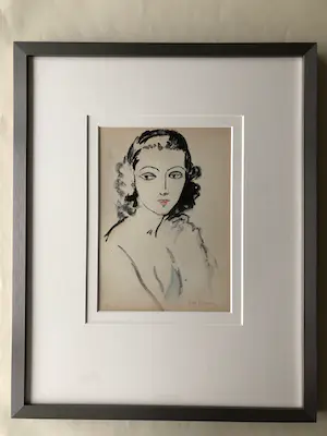 Kees van Dongen - Pochoir - Portrait de femme kopen? Bied vanaf 950!