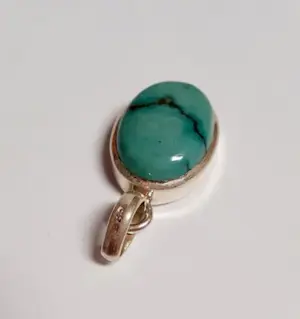 Zilveren Hanger met turquoise kopen? Bied vanaf 25!