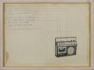 Thom Vink - Drie werken op papier, Spend and God will give + What's my fucking name + Radio kopen? Bied vanaf 100!