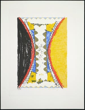 Ad van Otterloo - Zeefdruk, Zonder titel - Ingelijst kopen? Bied vanaf 1!