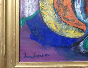Niet of onleesbaar gesigneerd - portret van boerenvrouw - acryl op canvas, ingelijst kopen? Bied vanaf 1!
