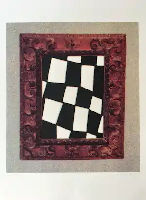 Buy JCJ VANDERHEYDEN - zeefdruk ‘Checkerboard’ - artist proof? Bid from 325!