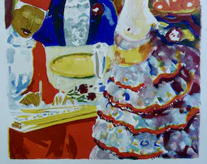 Kees van Dongen - Gravure 1001 nacht: 'Réception chez le Khalifat' kopen? Bied vanaf 15!