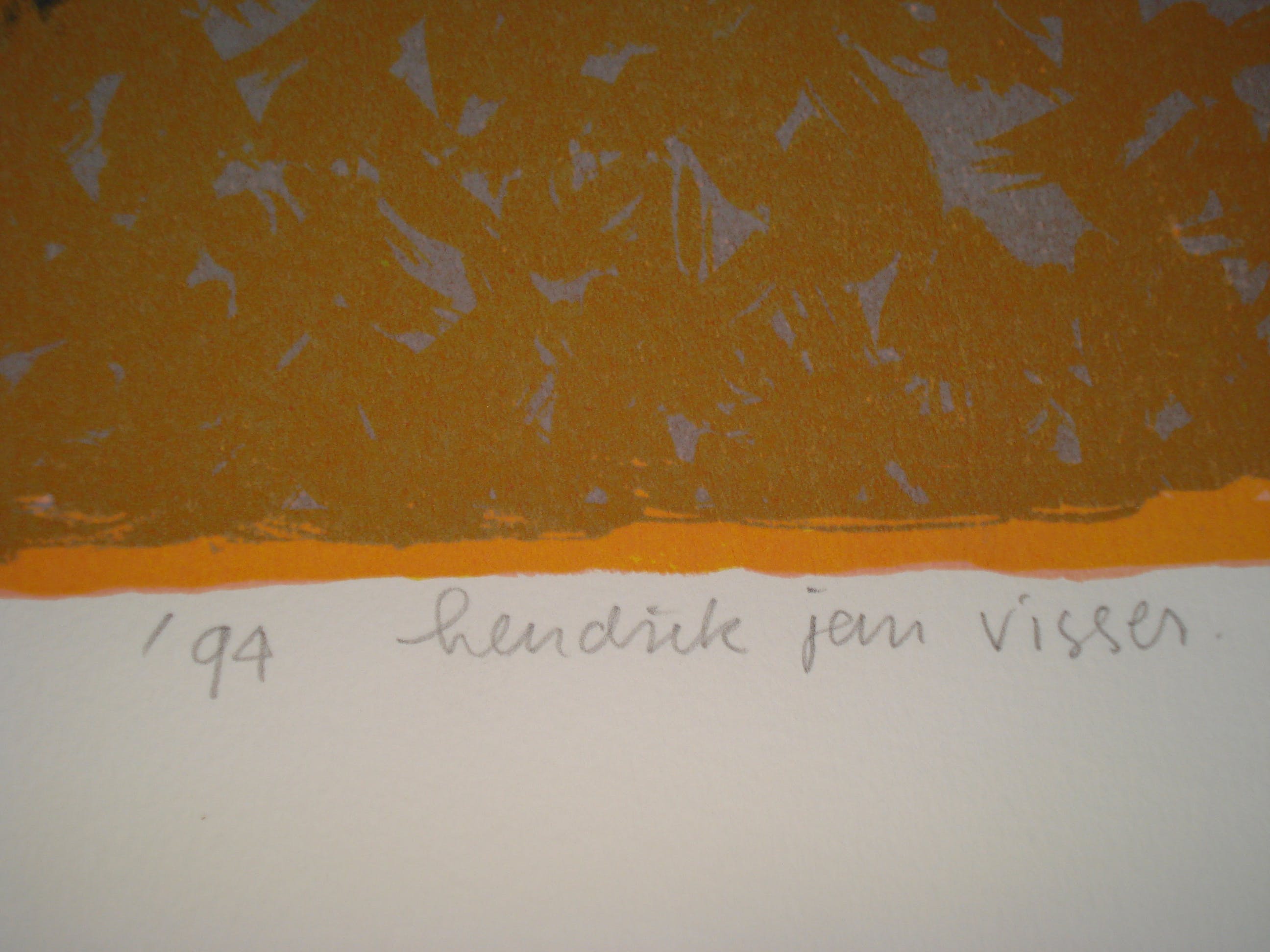 Hendrik Jan Visser - Schaal met fruit. kopen? Bied vanaf 1!