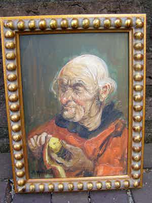 Jan Hermanus Melcher Tilmes - Portret oude man verkocht voor € 25!