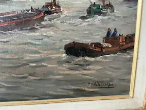 Buy Pieter Wagemans - Havenzicht? Bid from 1000!