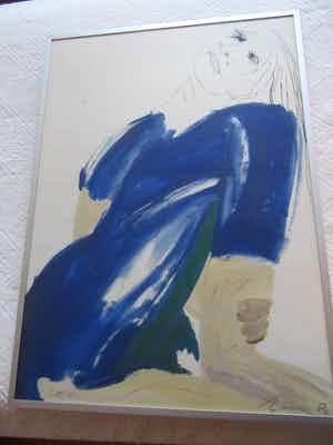 Jacqueline de Jong - De blauwe dame verkocht voor € 60!
