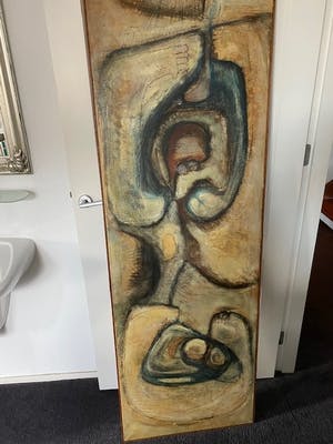 Niet of onleesbaar gesigneerd - abstract schilderij kopen? Bied vanaf 1!