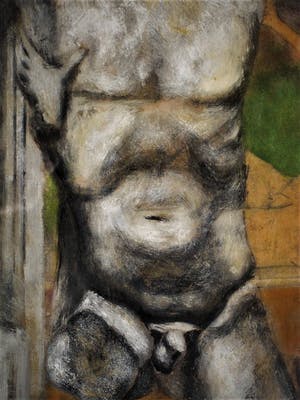 Kees Gerritse - Grote gesigneerde GOUACHE "Grieks Mythologische voorstelling" kopen? Bied vanaf 10!