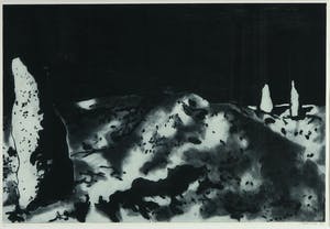 Vonne Bode - Ets en droge naald, Meeting - Ingelijst (Groot) kopen? Bied vanaf 1!