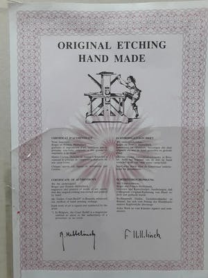 Roger Hebbelinck - Amsterdam "sint Nikolaas". Met echtheidscertificaat. kopen? Bied vanaf 75!