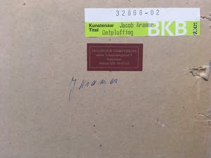 Jacob Kramer - Gemengde techniek op papier, Abstracte compositie - Ingelijst kopen? Bied vanaf 50!