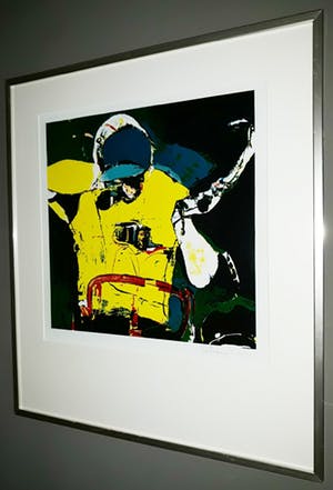 Kees van Bohemen - Jan Janssen, zeefdruk (mooi ingelijst) kopen? Bied vanaf 250!