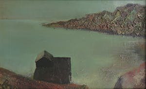 Dolf Henkes - Olieverf op doek, Meer van Lochness - Ingelijst kopen? Bied vanaf 300!