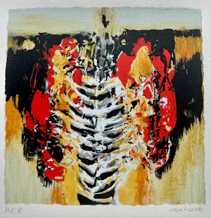 Hans Vanhorck - Lot van 2 zeefdrukken kopen? Bied vanaf 33!