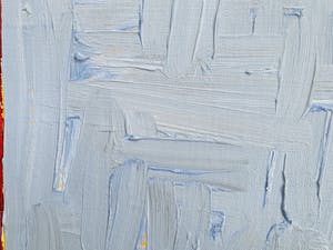 Andre Groothuizen - Schilderij: 'Bootje' (1990) - Zeer groot kopen? Bied vanaf 135!