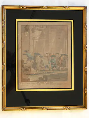 Niet of onleesbaar gesigneerd - Augustin de St. Aubin. kopen? Bied vanaf 10!