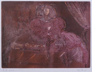 Niet of onleesbaar gesigneerd - Ets, "Baljurk" kopen? Bied vanaf 1!