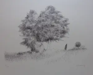 Metten Koornstra - FIGURATIE / ZW-W LITHO / 51x65cm / SIG / 1971 / PRENT190 kaufen? Bieten Sie von 25!
