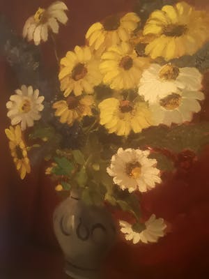 Niet of onleesbaar gesigneerd - Stilleven met Fleurige Bloemen kopen? Bied vanaf 1!