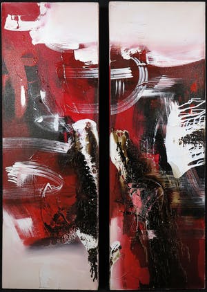 William Malucu - Acryl op doek, Twee-luik (Groot) kopen? Bied vanaf 100!