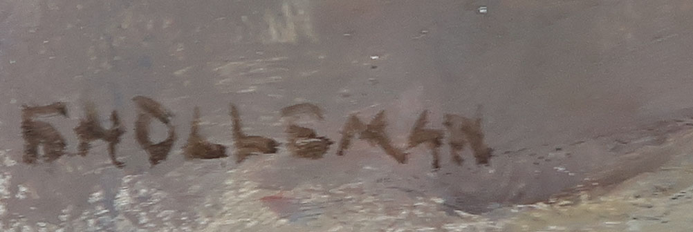 Frida Holleman - Olieverf op hardboard, Pier van Scheveningen - Ingelijst kopen? Bied vanaf 1000!