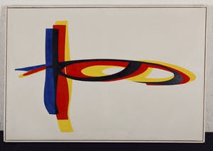 Henk Bos - Een teken no 3 - 1971 - olieverf op doek - BKR Slotermeer kopen? Bied vanaf 20!