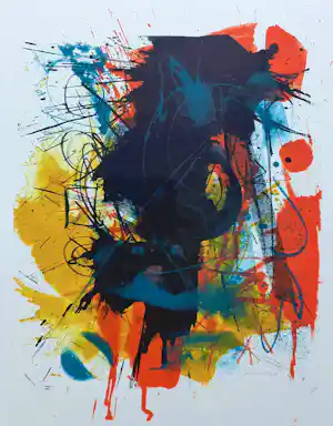 Sam Middleton - Blues for two (1963), litho (netjes ingelijst) verkauft für € 240!