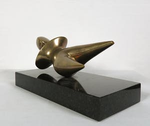 Björn Weckström - Lapponia - Bronzen sculptuur van een liggende vrouw kopen? Bied vanaf 500!
