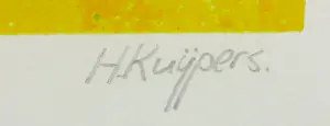 Henk Kuijpers - Zeefdruk, Ag Andrea - Ingelijst kopen? Bied vanaf 50!