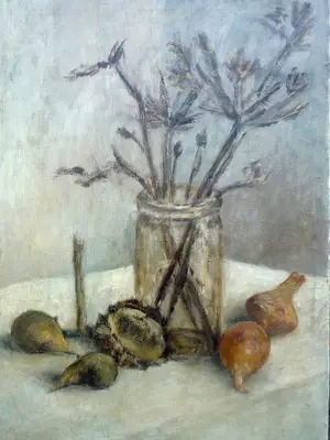 Hanneke Nobel - Stilleven met gedroogde bloemen kaufen? Bieten Sie von 139!