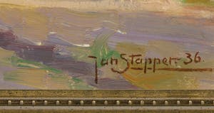 Jan Stapper - Olieverf op board, Montferland kopen? Bied vanaf 60!