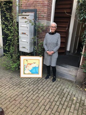 Ada Breedveld - Zeefdruk, Titel, "Come to my ears". kopen? Bied vanaf 70!