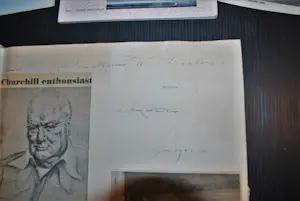 Max Nauta - Boek, gesigneerd en genummerd, met unieke foto met Churchill- kopen? Bied vanaf 125!