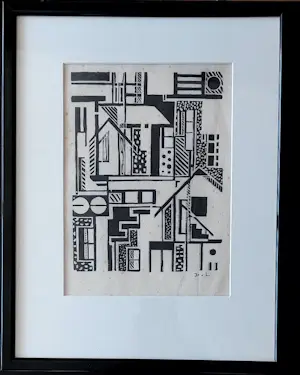 AcheterDick van Luijn - constructivistische compositie? Enchérissez de 100!