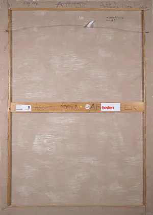 Rien Monshouwer - Olieverf op doek, Grijze vlakken (Groot) kopen? Bied vanaf 1!