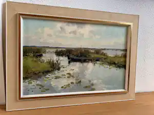 Arie Zwart - Aan de plassen, achter Nieuwkoop verkauft für € 400!