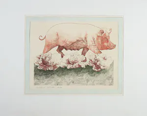 Nic Blans (jr.) - Pentekening, Het feestvarken kopen? Bied vanaf 40!