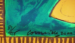 Corneille - Litho, Titel,"l'Afro-cubaine verte". kopen? Bied vanaf 225!