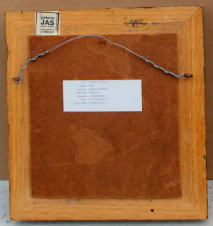 Dolf Zwerver - Olieverf op paneel: verliefde schilder - 1982 kopen? Bied vanaf 1250!