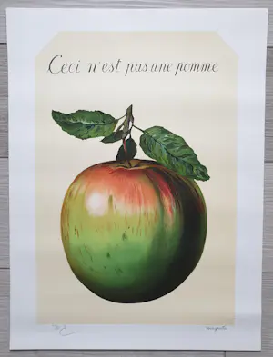 Rene Magritte - Ceci n'est pas une pomme kopen? Bied vanaf 440!