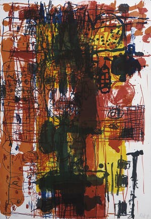 Rik van Iersel - Kleurenlitho STORYTELLER Handgesigneerd. kopen? Bied vanaf 55!