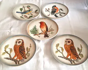 AcheterPorzellanfabrik W. Goebel - Relief Wandteller 5er Set Porzellan "Vögel" aus der Wildlife Serie 70er Jahren? Enchérissez de 48!