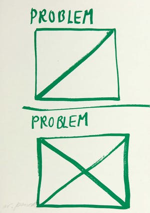 A.R. Penck - Litho, Problem kopen? Bied vanaf 1!